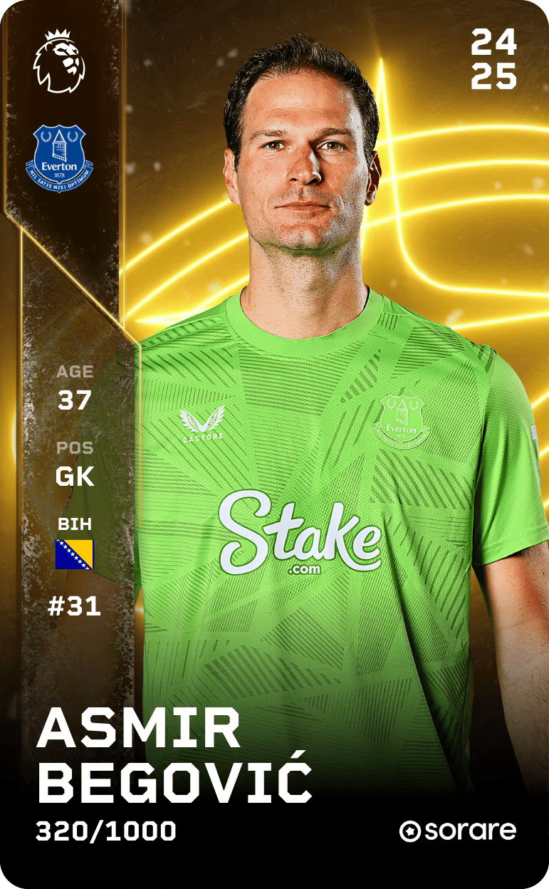 Asmir Begović 2024-25 • Limited 320/1000