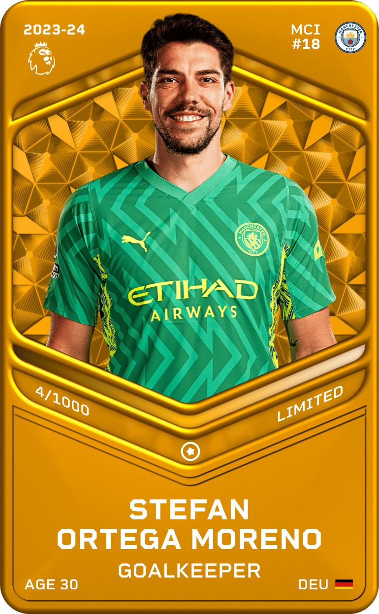 Stefan Ortega Moreno 2023-24 • Limited 4/1000