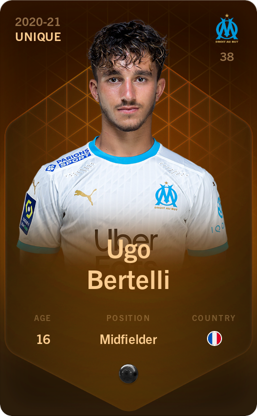 Sorare - Sorare Official - Ugo Bertelli 2020-21 • Unique - NFT # 36505093609851495167932030813653147243226532026982805101185833252313591378595