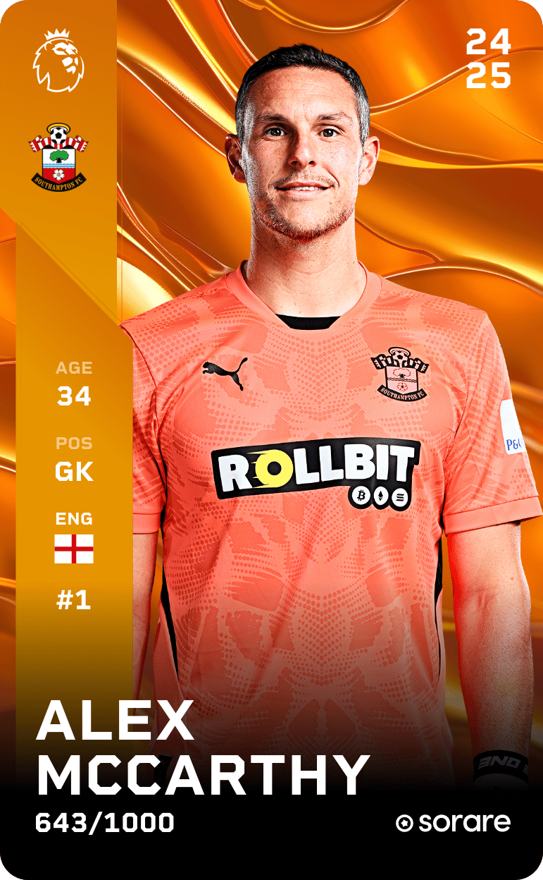 Alex McCarthy 2024-25 • Limited 643/1000