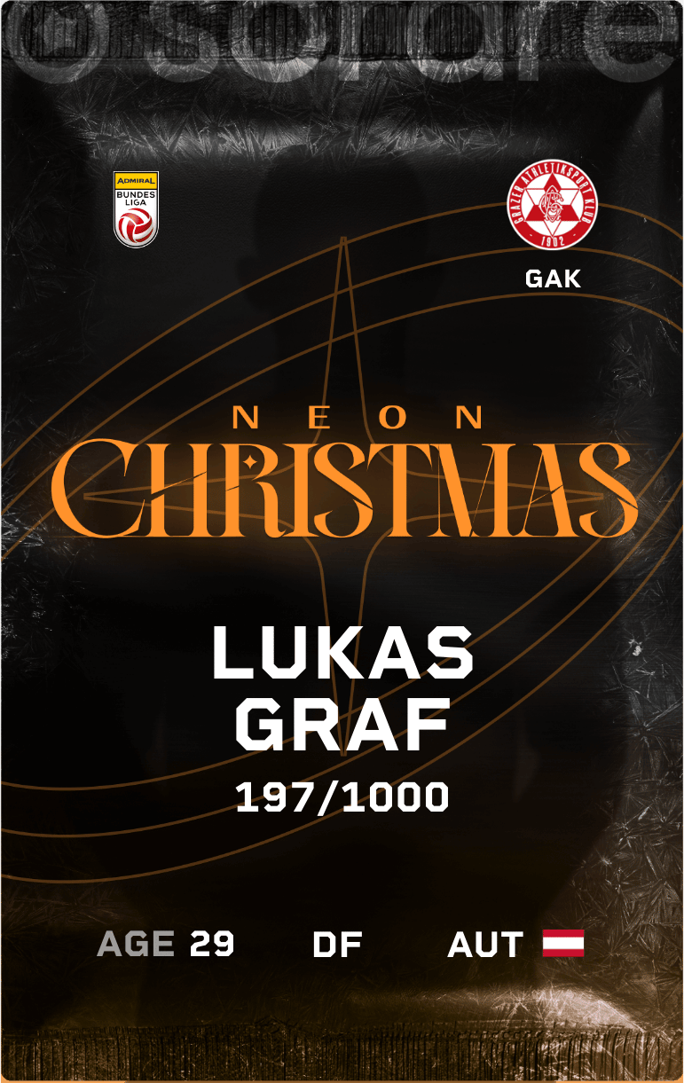 Lukas Graf 2024-25 • Limited 197/1000