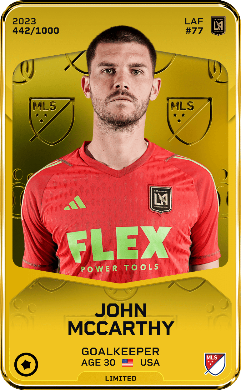 John McCarthy 2023-24 • Limited 442/1000