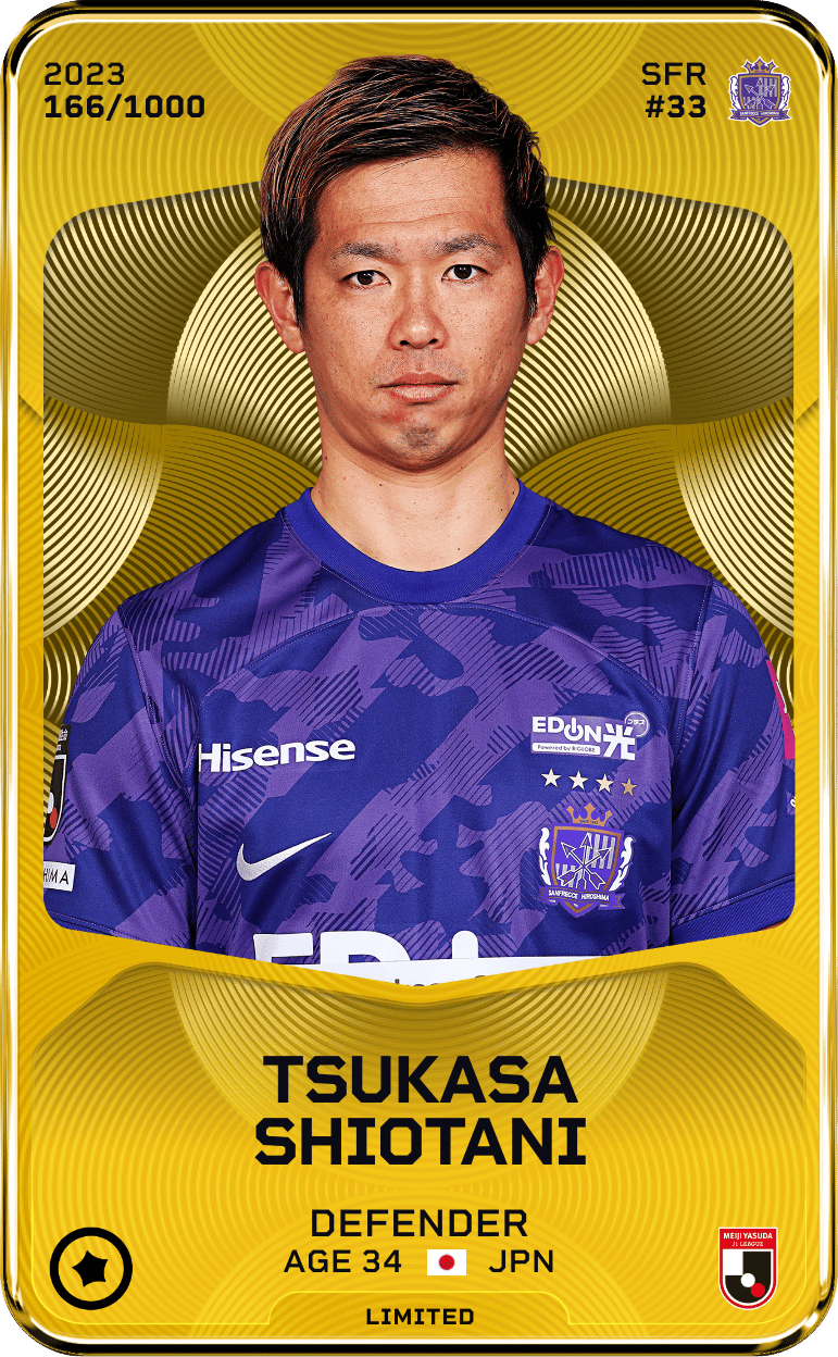 Tsukasa Shiotani 2023-24 • Limited 166/1000