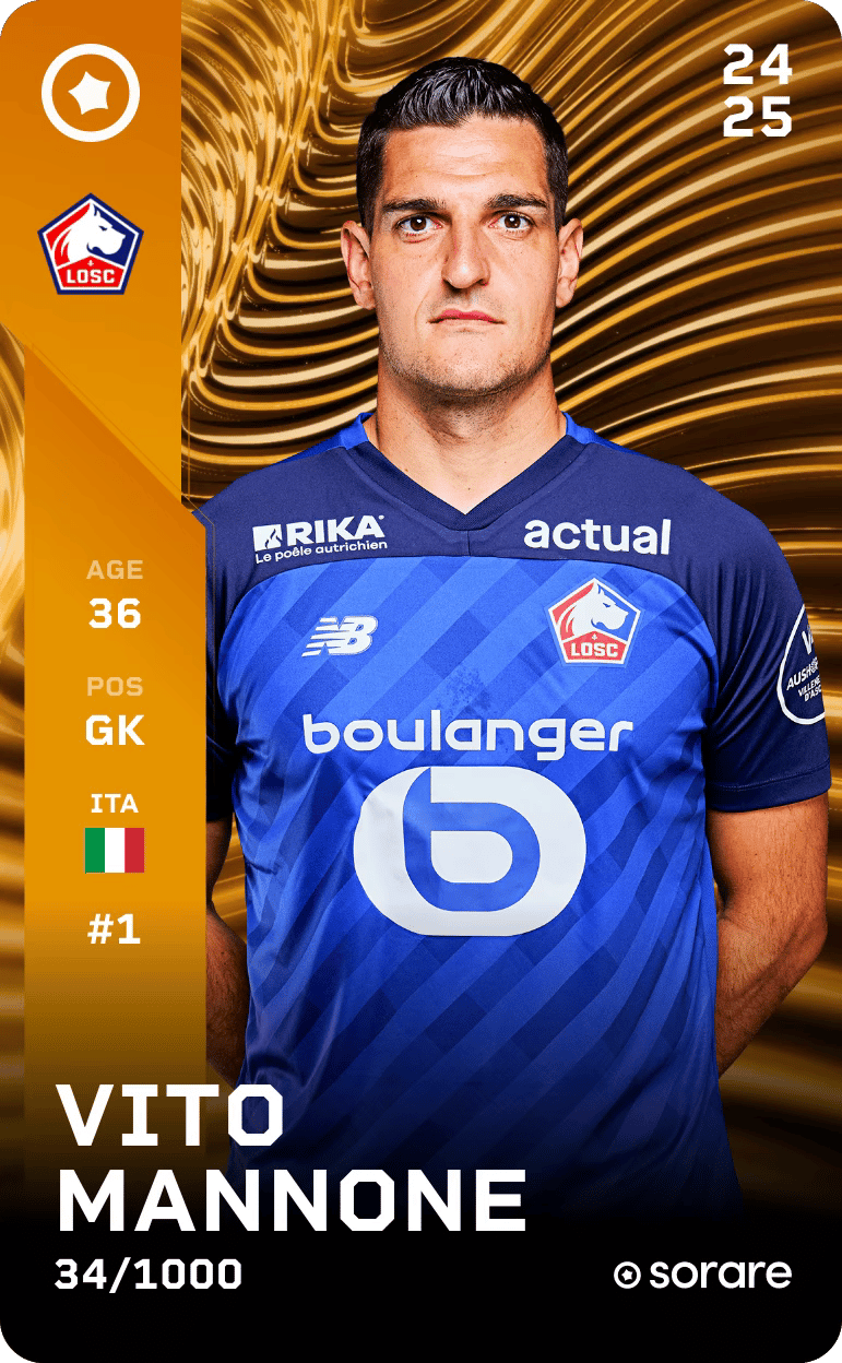 Vito Mannone 2024-25 • Limited 34/1000