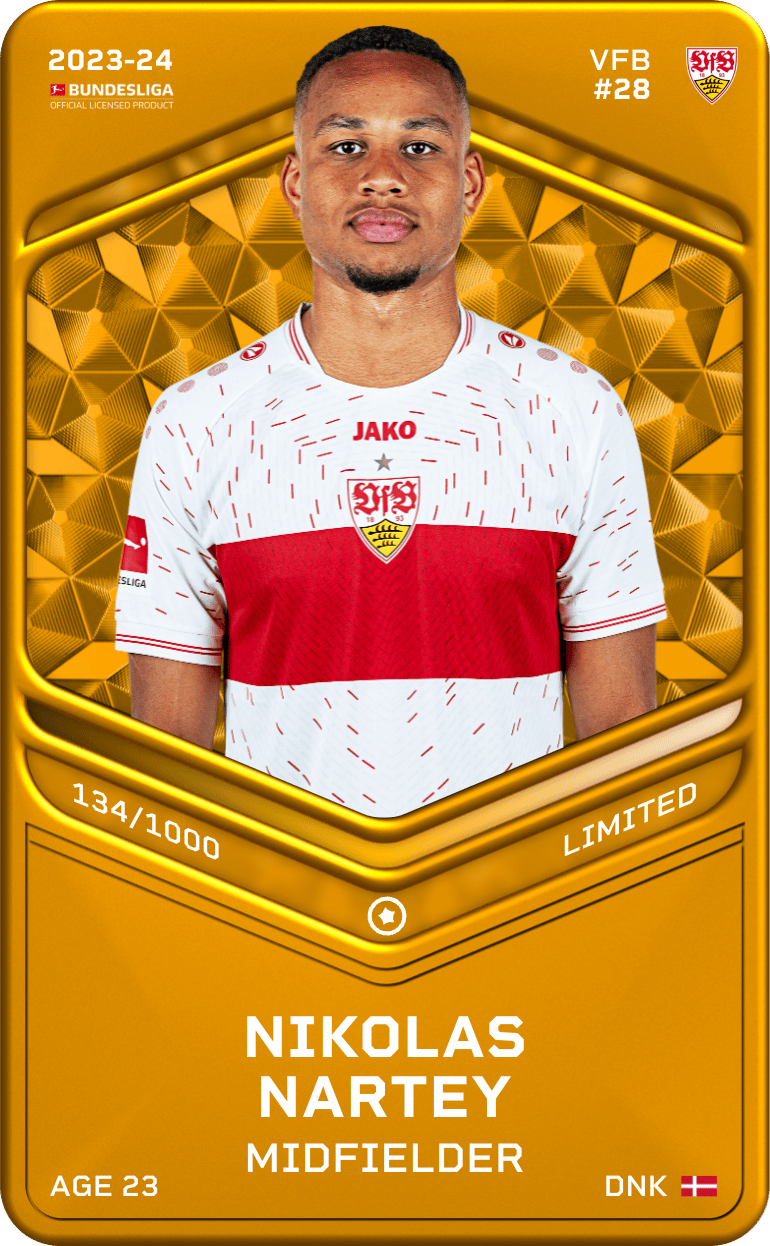 Nikolas Nartey 2023-24 • Limited 134/1000