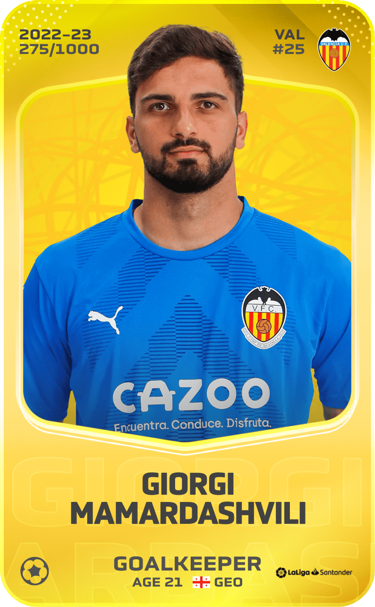 Giorgi Mamardashvili 2022-23 • Limited 275/1000