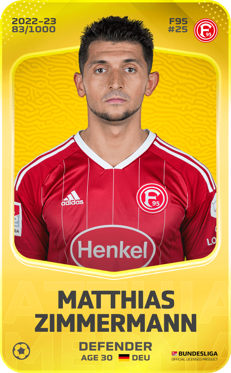 Matthias Zimmermann 2022-23 • Limited 83/1000