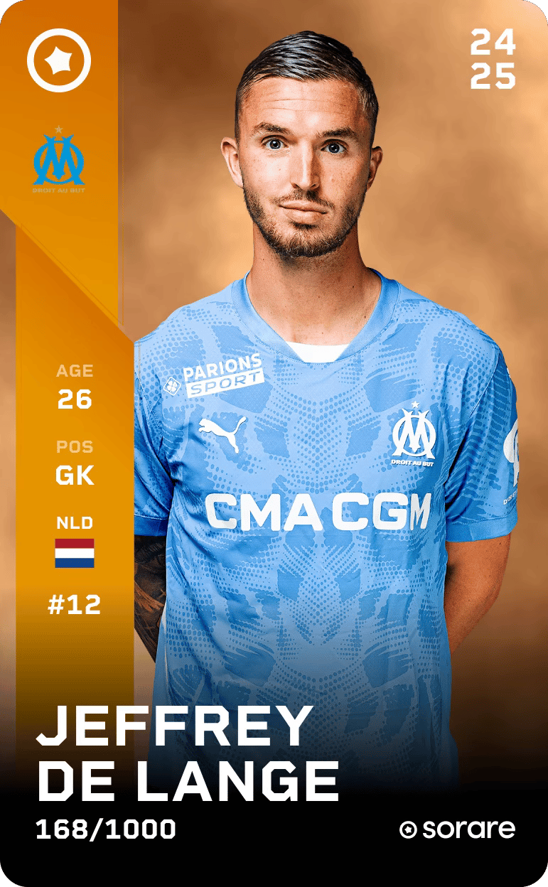 Jeffrey de Lange 2024-25 • Limited 168/1000