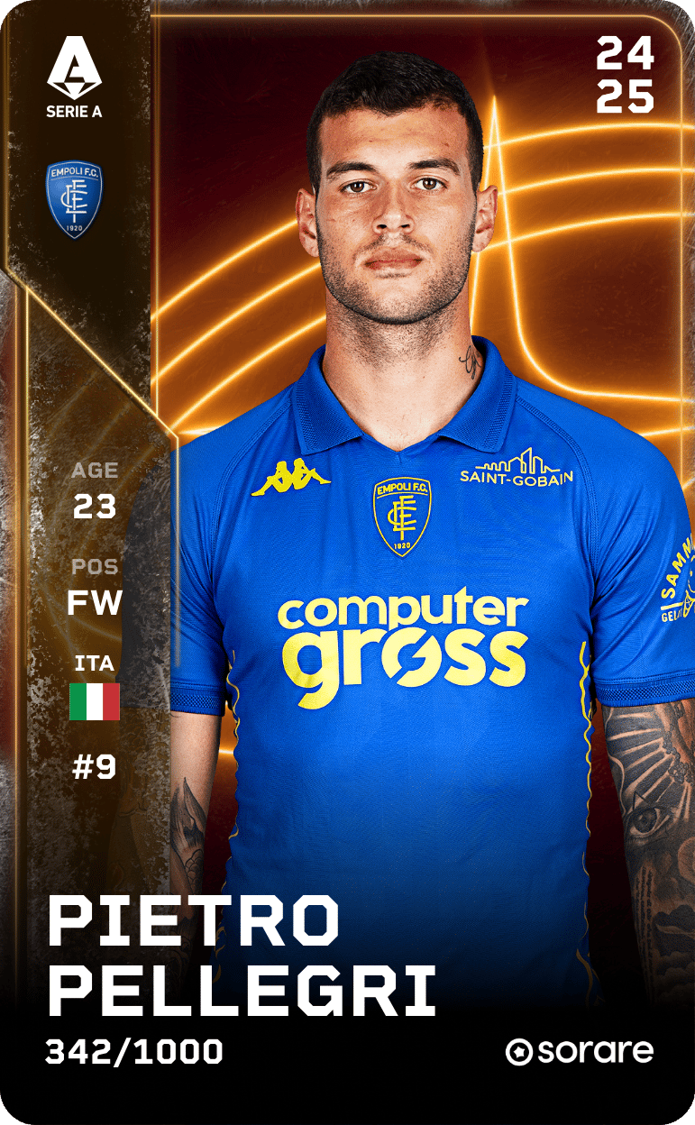 Pietro Pellegri 2024-25 • Limited 342/1000