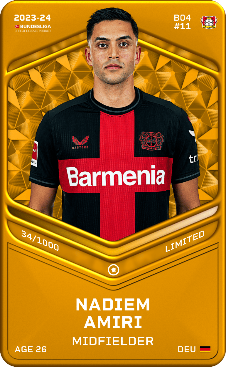 Nadiem Amiri 2023-24 • Limited 34/1000