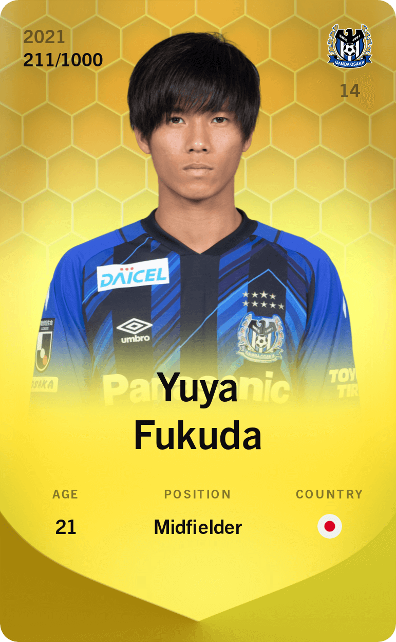 Yuya Fukuda 2021-22 • Limited 211/1000