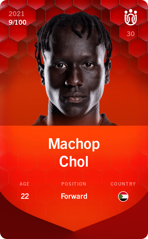 Sorare - Sorare Official - Machop Chol 2021-22 • Rare 9/100 - NFT # 19778633857150413914122254289031104475625421404397752940067685015231918898603