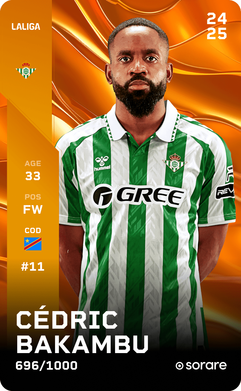 Cédric Bakambu 2024-25 • Limited 696/1000