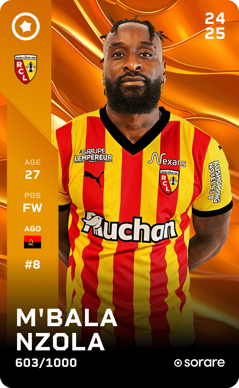 M'Bala Nzola 2024-25 • Limited 603/1000