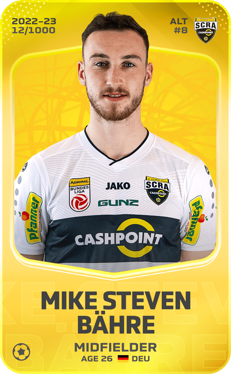 Mike Steven Bähre 2022-23 • Limited 12/1000
