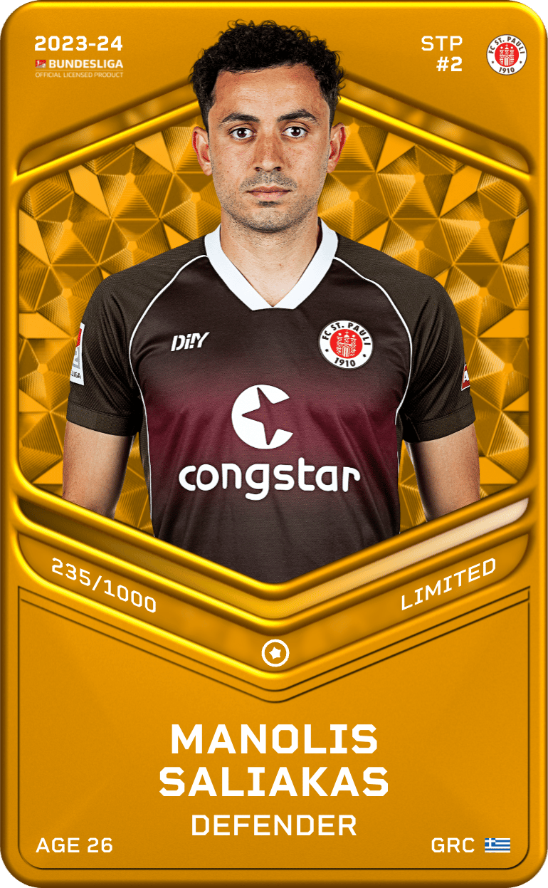 Manolis Saliakas 2023-24 • Limited 235/1000