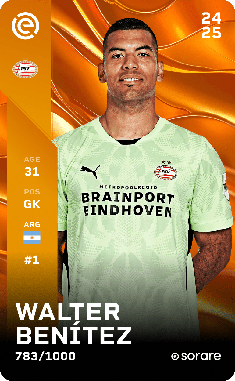 Walter Benítez 2024-25 • Limited 783/1000