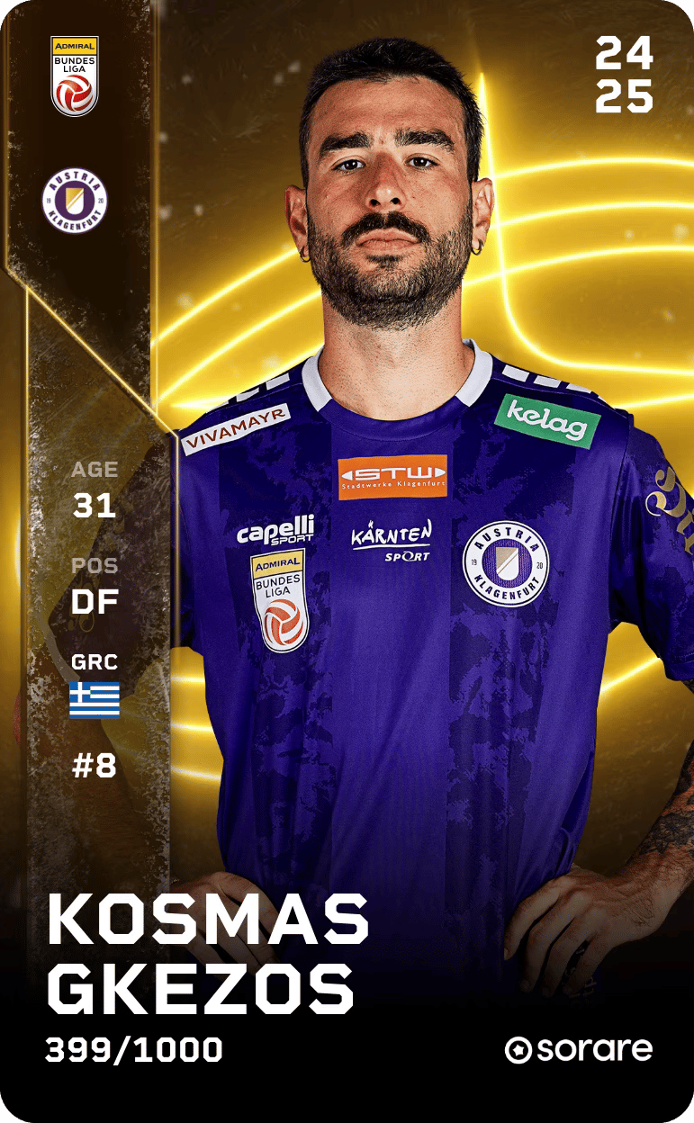 Kosmas Gkezos 2024-25 • Limited 399/1000