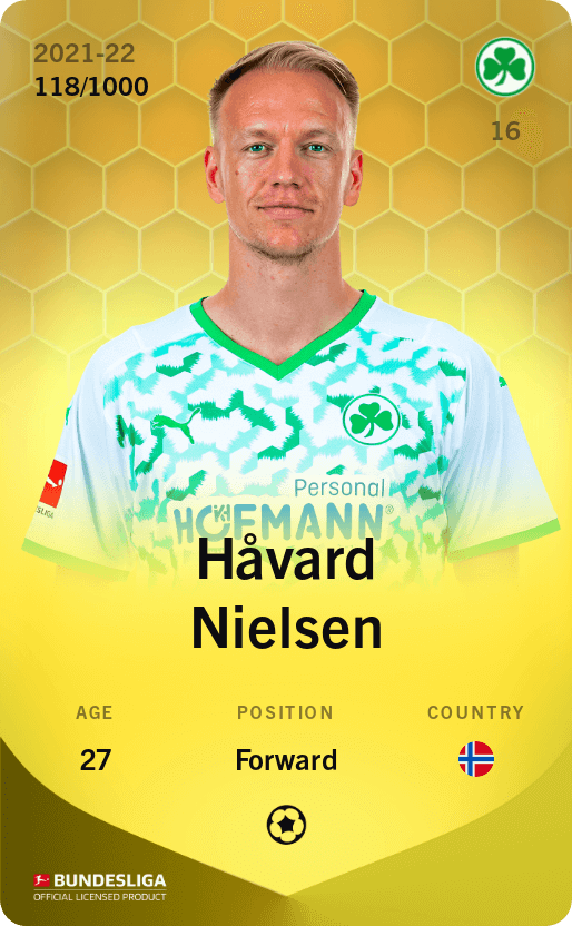 Håvard Nielsen 2021-22 • Limited 118/1000
