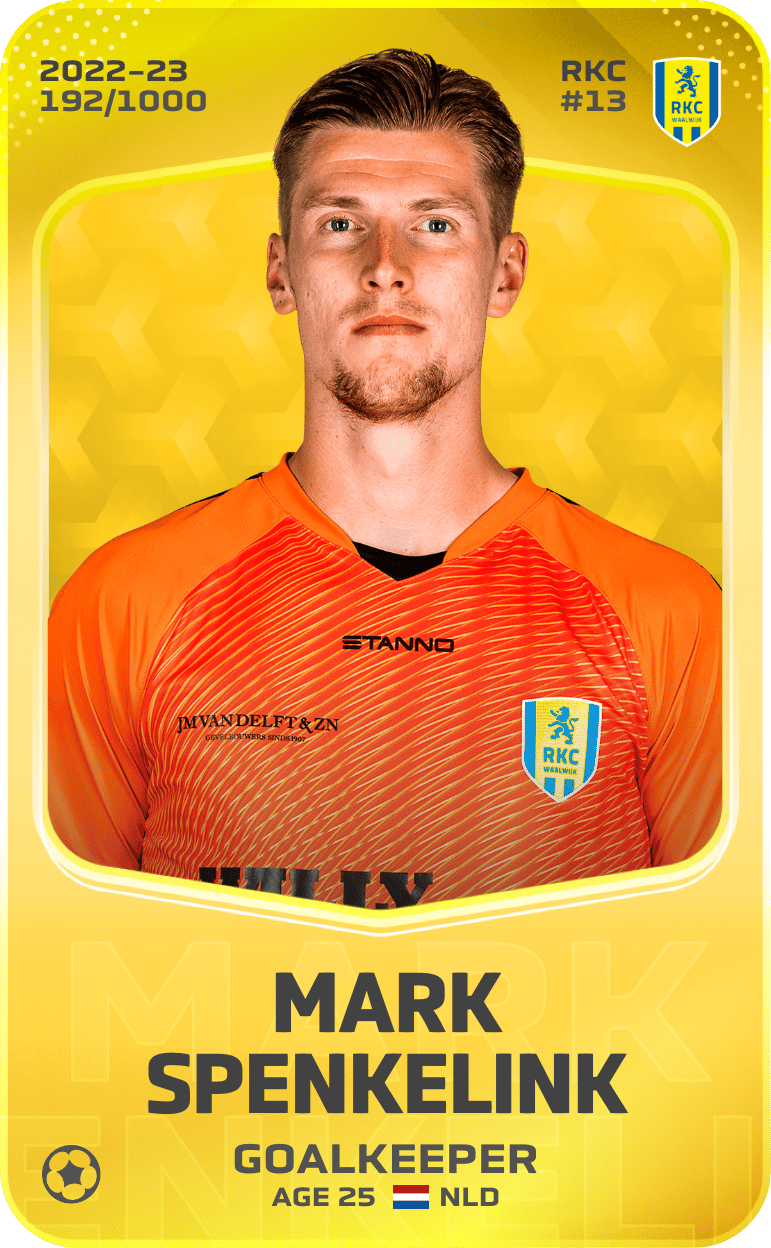 Mark Spenkelink 2022-23 • Limited 192/1000