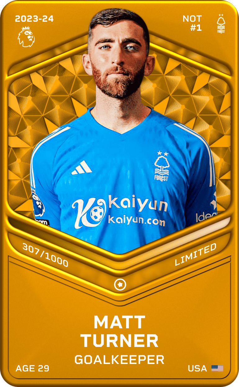 Matt Turner 2023-24 • Limited 307/1000