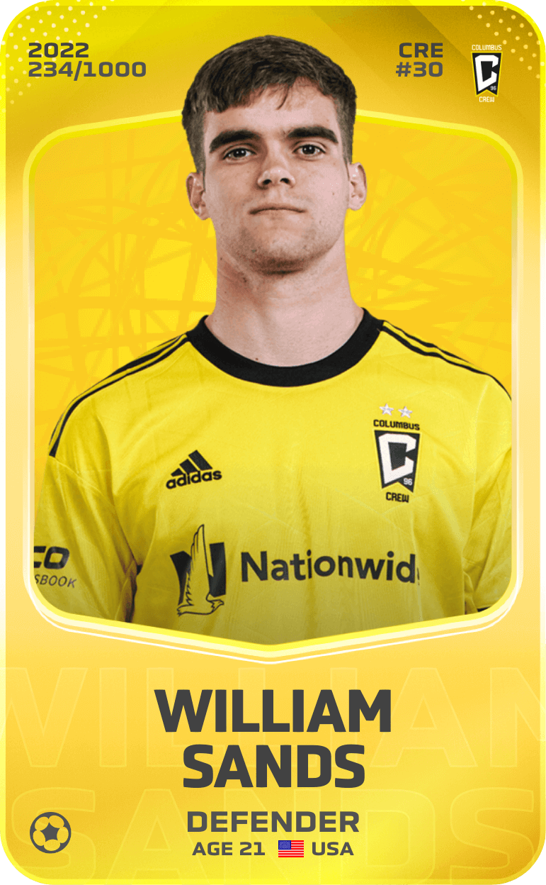 William Sands 2022-23 • Limited 234/1000