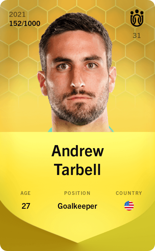 Andrew Tarbell 2021-22 • Limited 152/1000