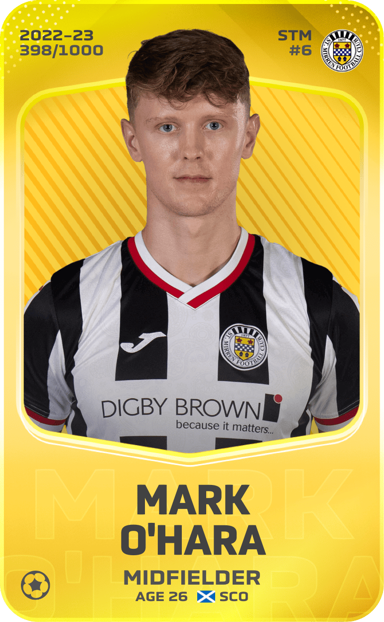 Mark O'Hara 2022-23 • Limited 398/1000