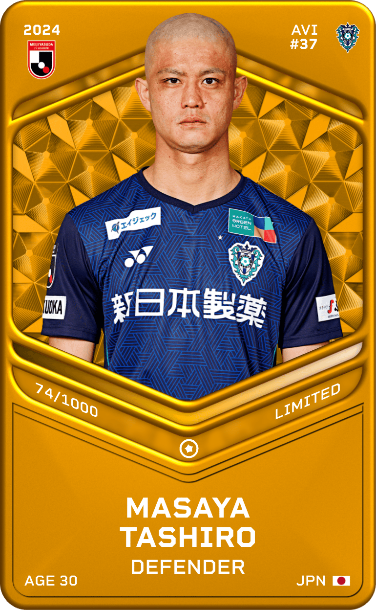 Masaya Tashiro 2024-25 • Limited 74/1000