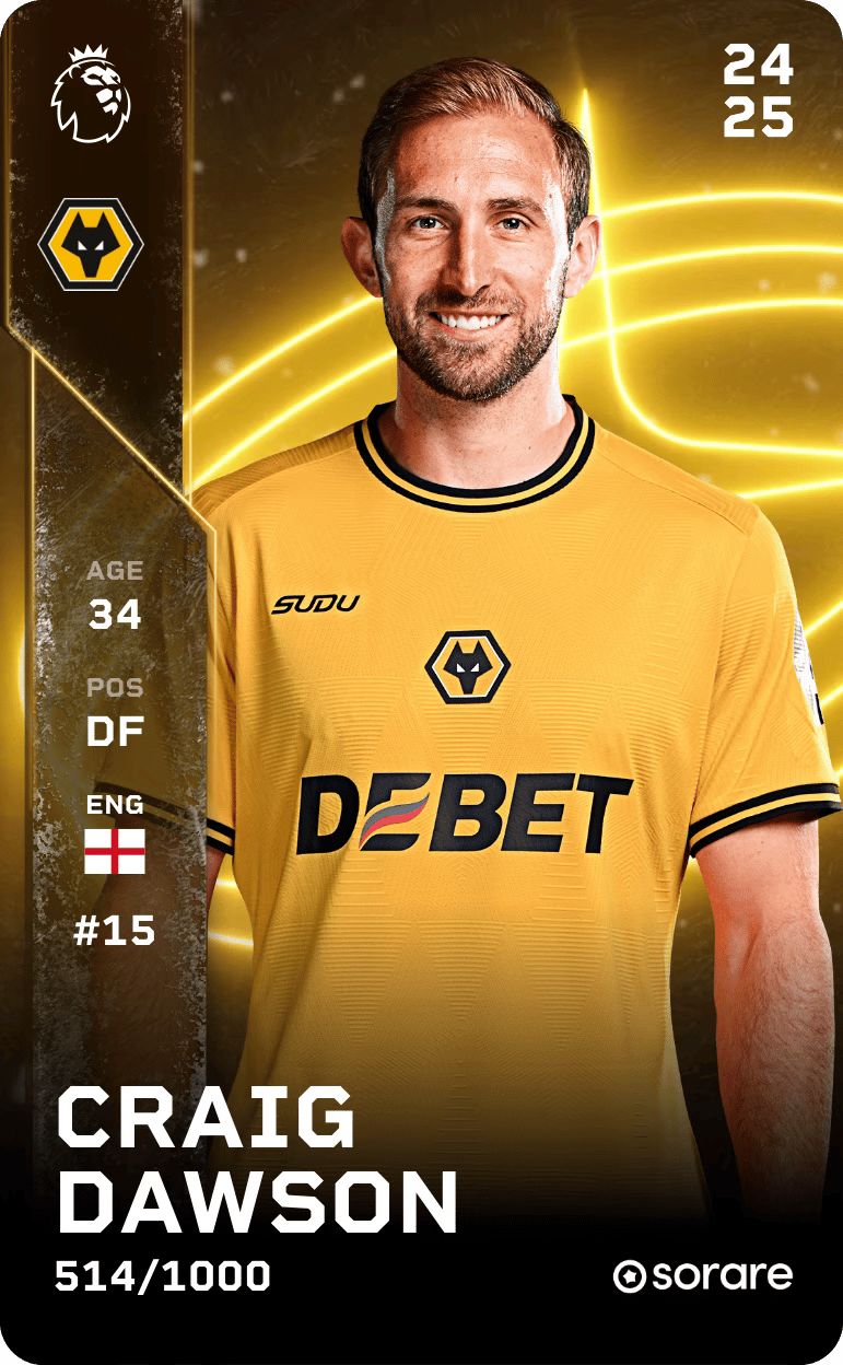 Craig Dawson 2024-25 • Limited 514/1000