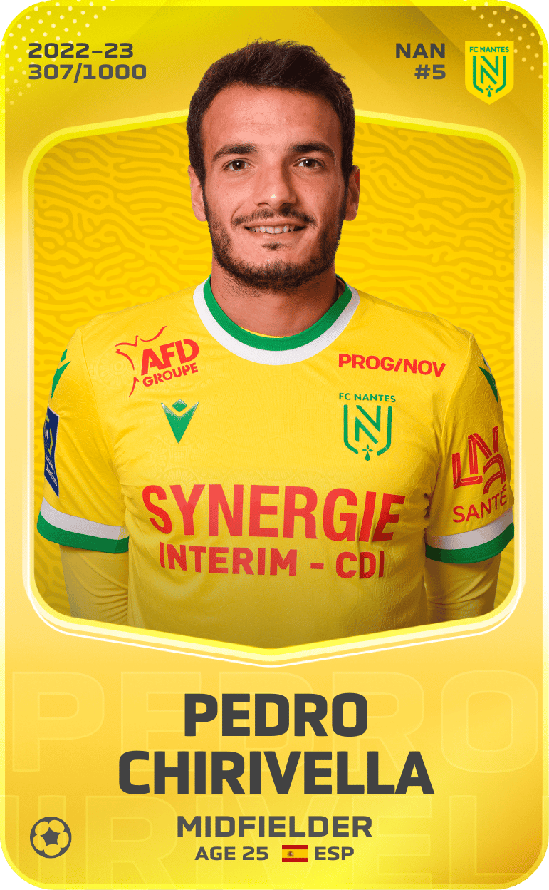 Pedro Chirivella 2022-23 • Limited 307/1000