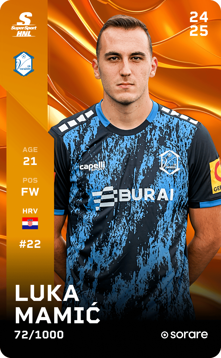 Luka Mamić 2024-25 • Limited 72/1000