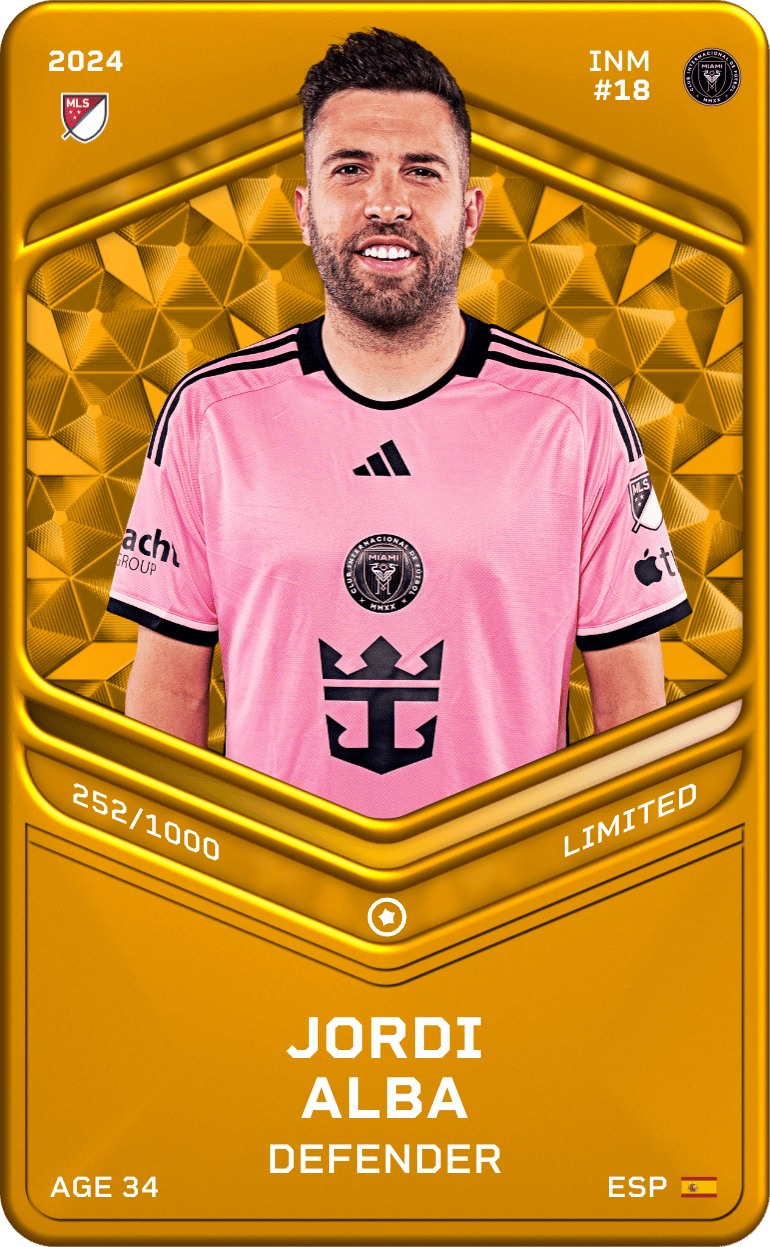 Jordi Alba 2024-25 • Limited 252/1000