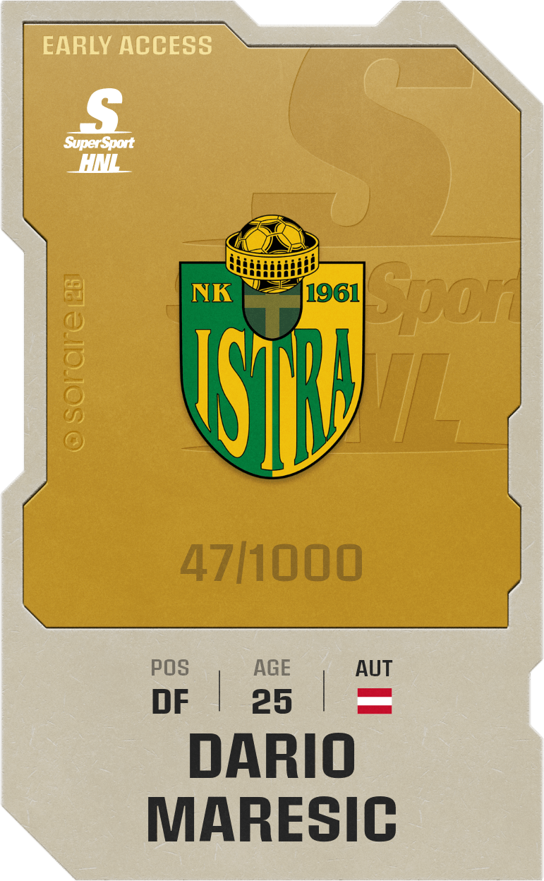 Dario Maresic 2025-26 • Limited 47/1000