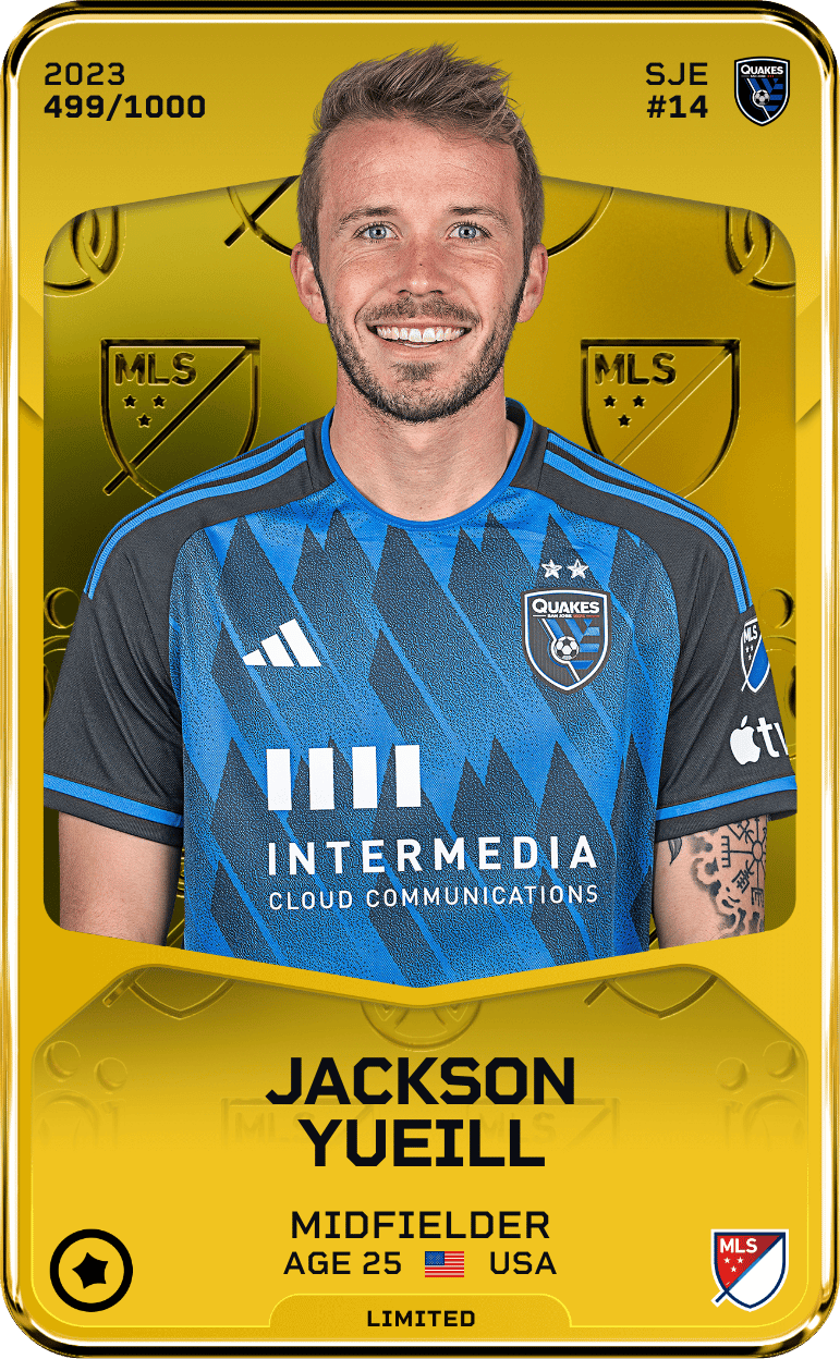 Jackson Yueill 2023-24 • Limited 499/1000