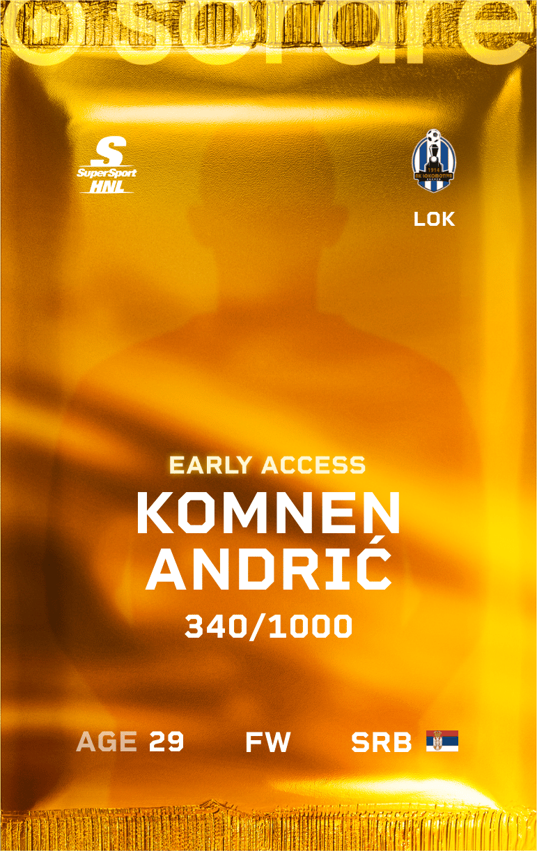 Komnen Andrić 2024-25 • Limited 340/1000