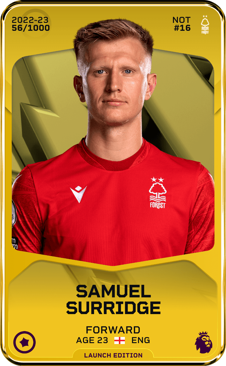 Samuel Surridge 2022-23 • Limited 56/1000