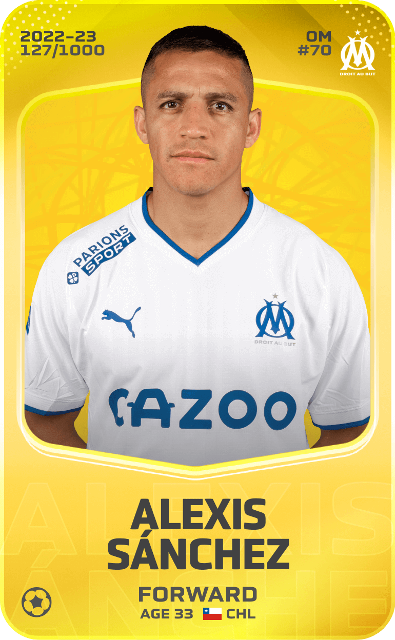 Alexis Sánchez 2022-23 • Limited 127/1000