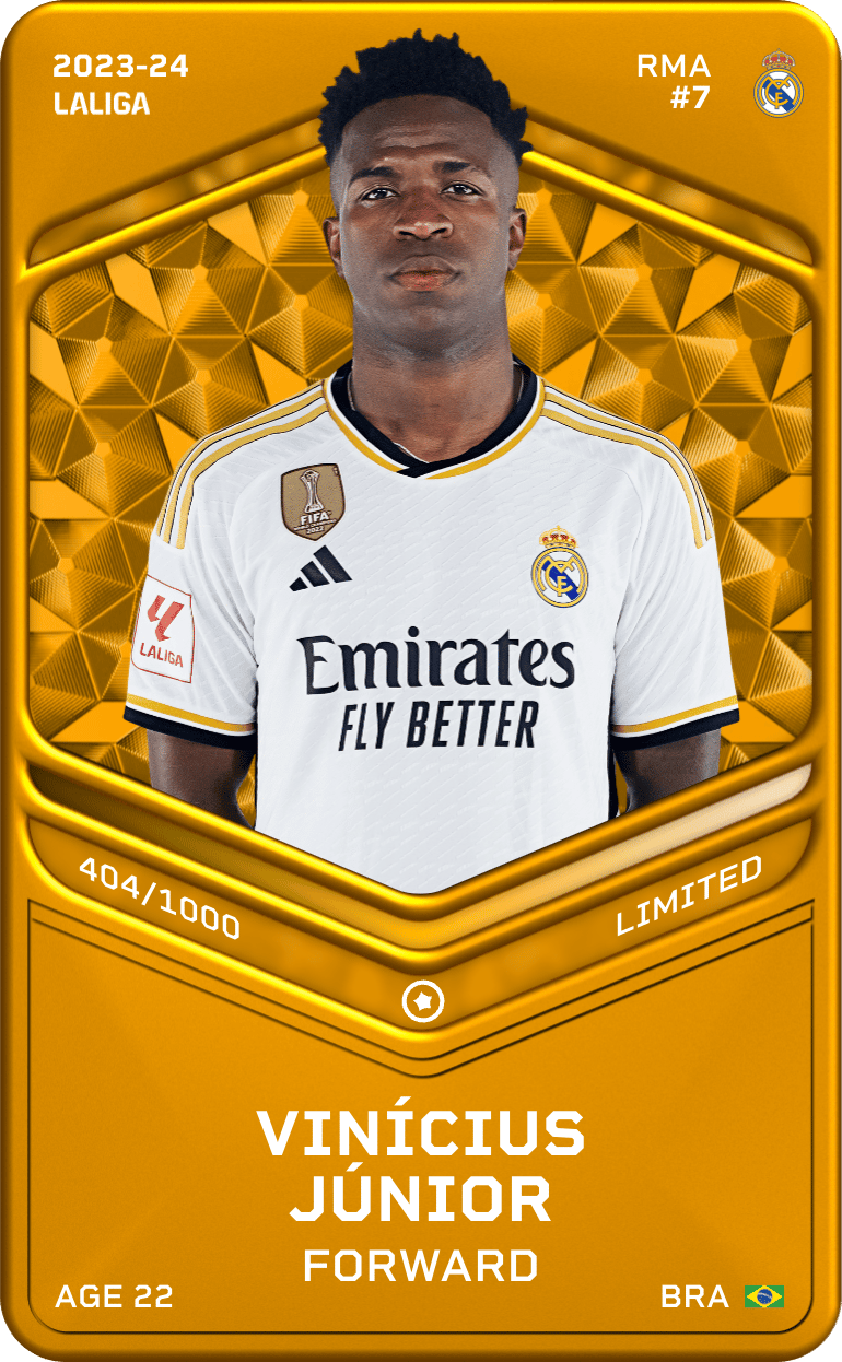 Vinícius Júnior 2023-24 • Limited 404/1000