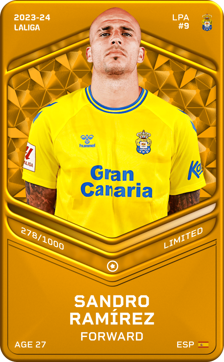 Sandro Ramírez 2023-24 • Limited 278/1000