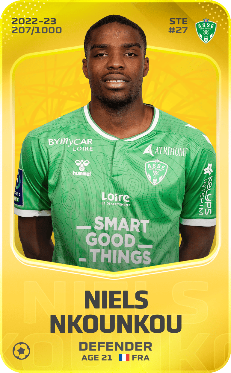 Niels Nkounkou 2022-23 • Limited 207/1000