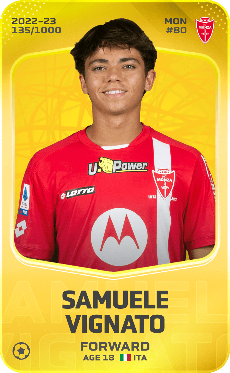Samuele Vignato 2022-23 • Limited 135/1000