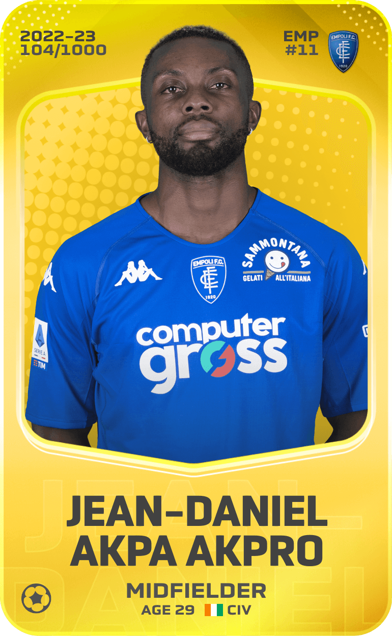 Jean-Daniel Akpa Akpro 2022-23 • Limited 104/1000
