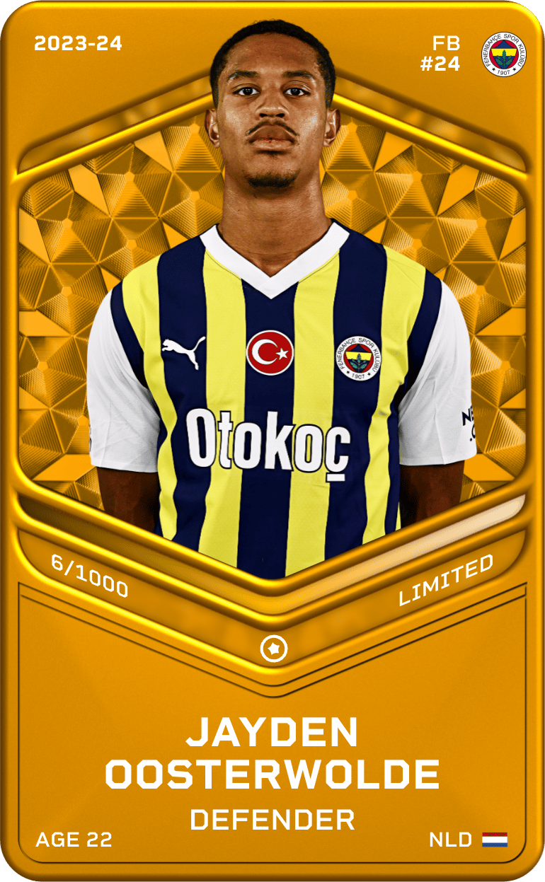Jayden Oosterwolde 2023-24 • Limited 6/1000