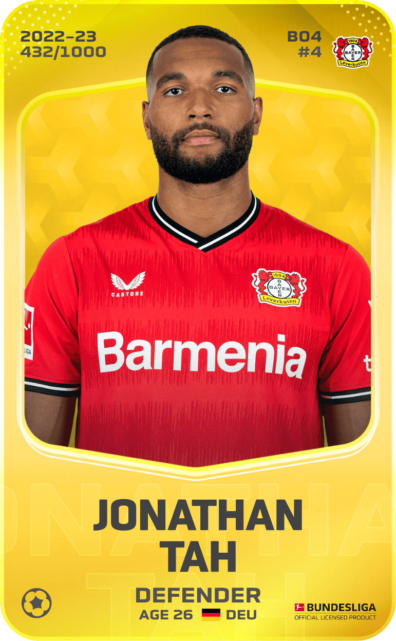 Jonathan Tah 2022-23 • Limited 432/1000
