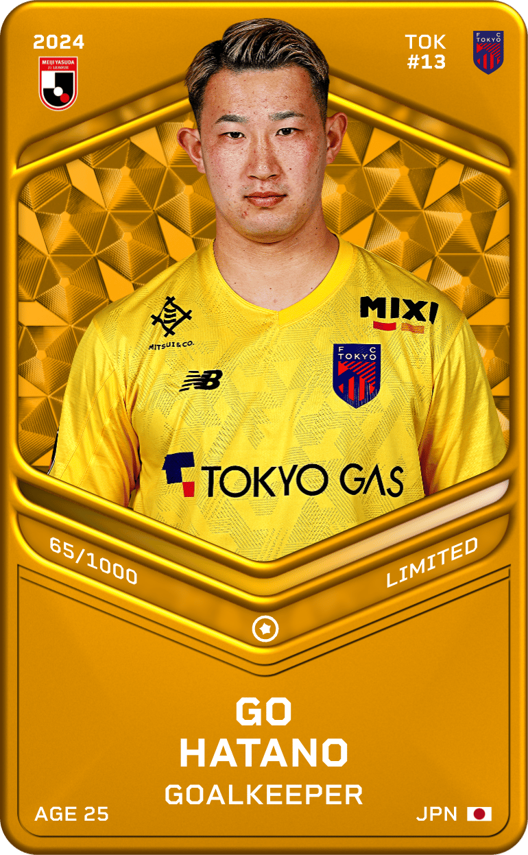 Go Hatano 2024-25 • Limited 65/1000