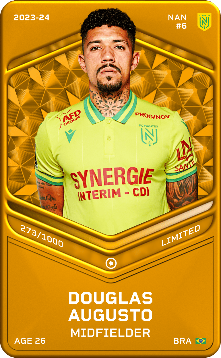 Douglas Augusto 2023-24 • Limited 273/1000