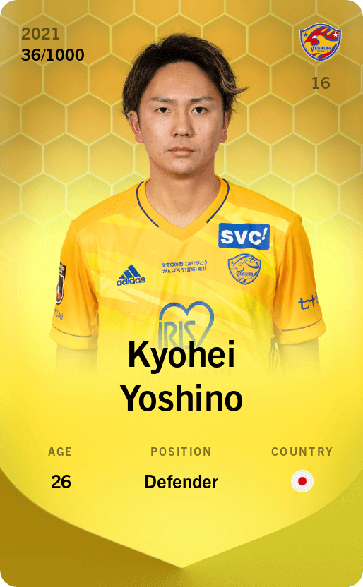 Kyohei Yoshino 2021-22 • Limited 36/1000