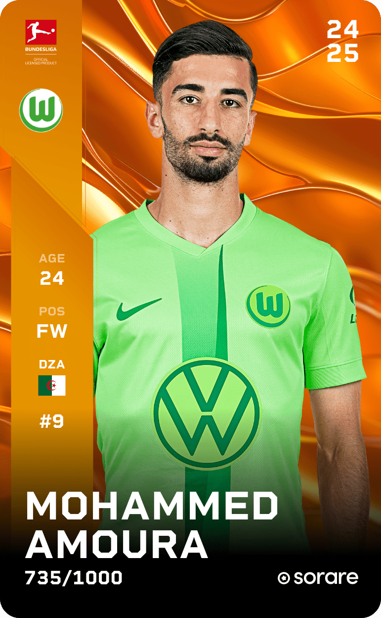 Mohammed Amoura 2024-25 • Limited 735/1000