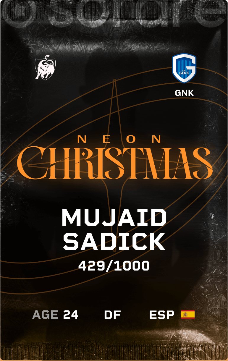 Mujaid Sadick 2024-25 • Limited 429/1000